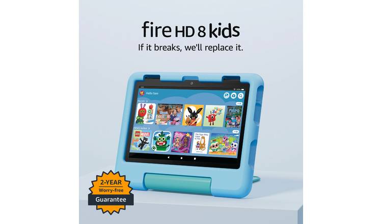 Amazon Fire HD 8 Kids Tablet for 3-7, 8 Inch 32GB - Blue