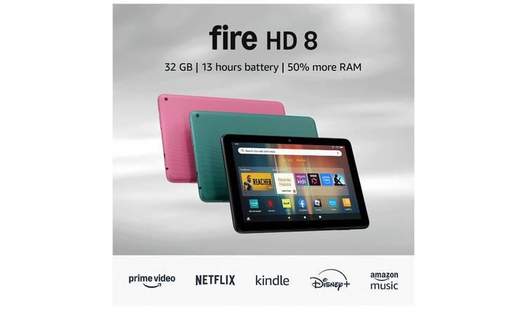 Amazon Fire HD 8 8 Inch 32GB Wi-Fi Tablet - Black
