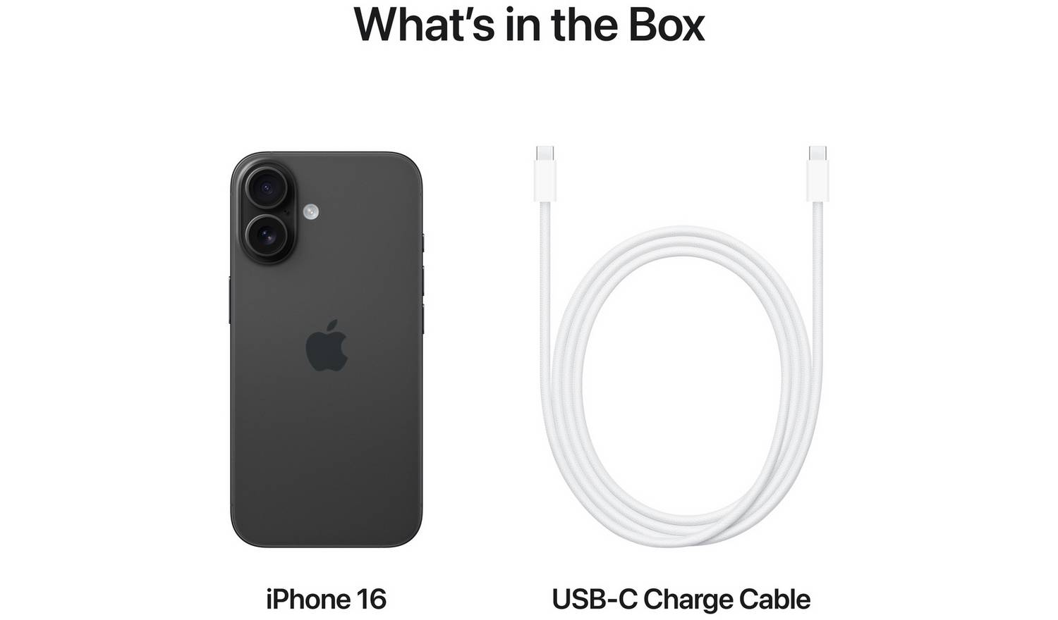 SIM Free iPhone 16 5G 128GB AI Mobile Phone - Black