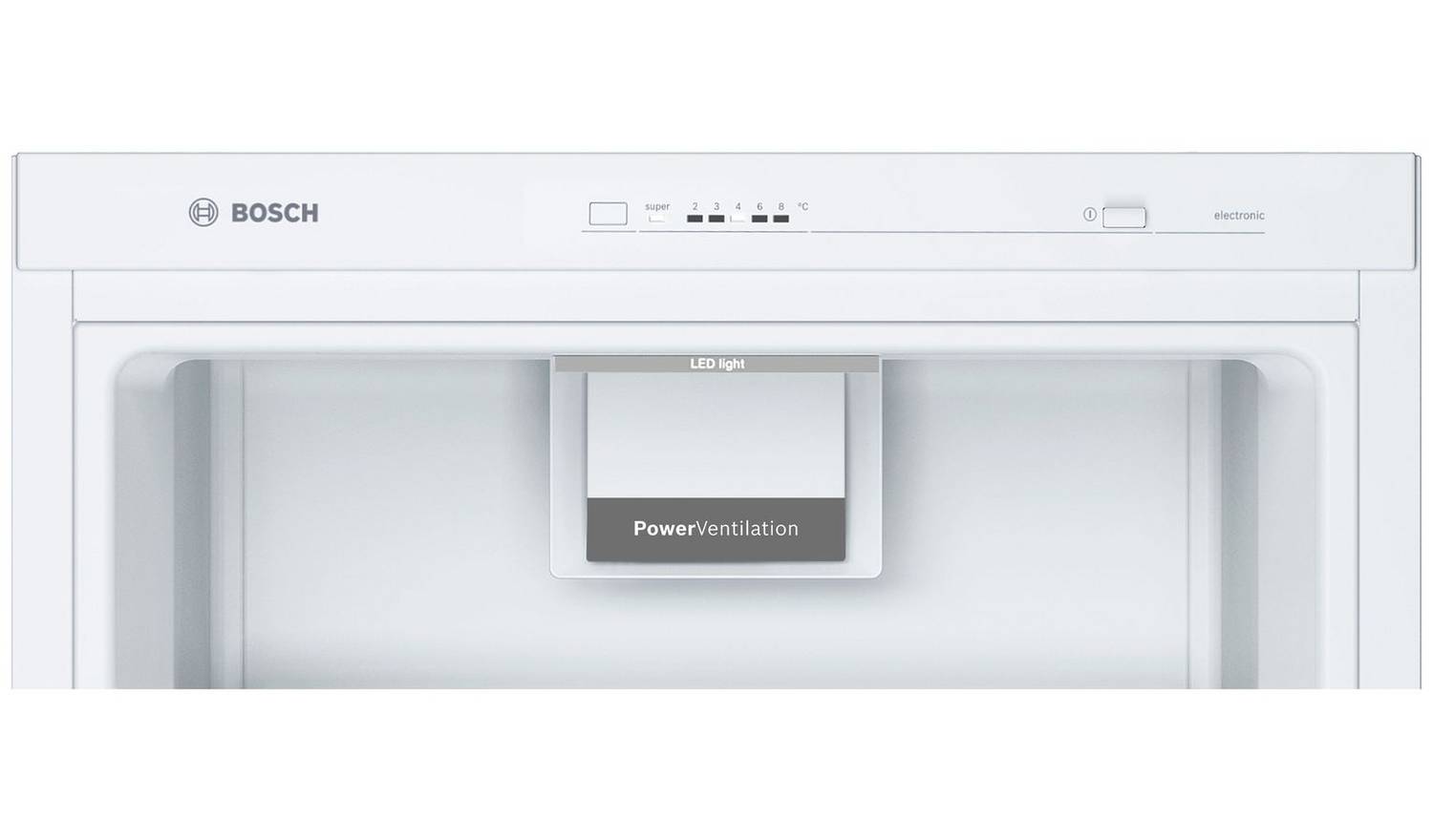 BOSCH KSV36VWEPG Tall Fridge - White