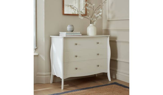 Argos Home Amelie 3 Drawer Chest - White