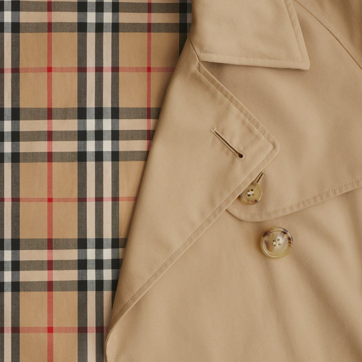 Cropped Gabardine Mayfair Trench Jacket