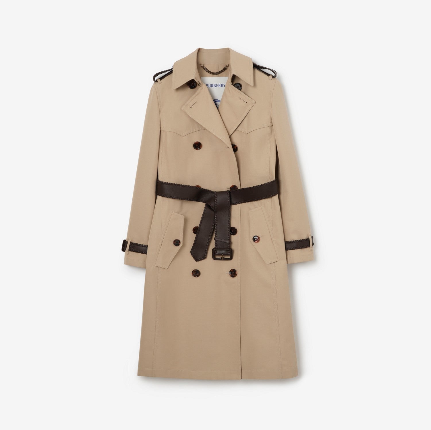 Long Silk Cotton Foxfield Trench Coat