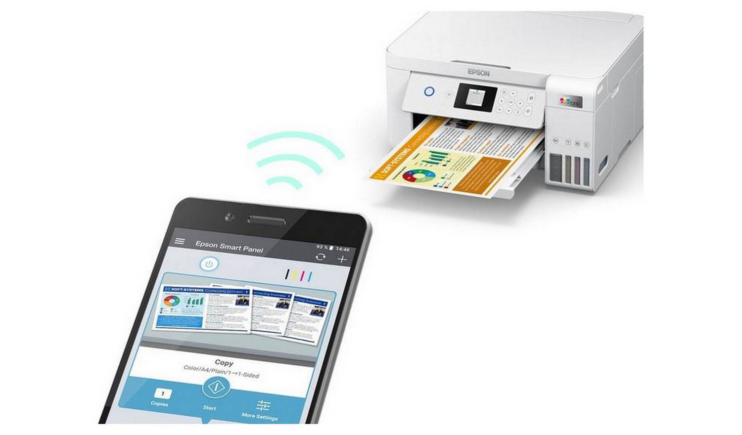Epson EcoTank ET-2856 Wireless Inkjet Printer