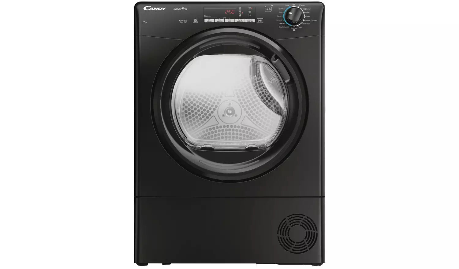 Candy CROE C9TBEB-80 9KG Condenser Tumble Dryer - Black