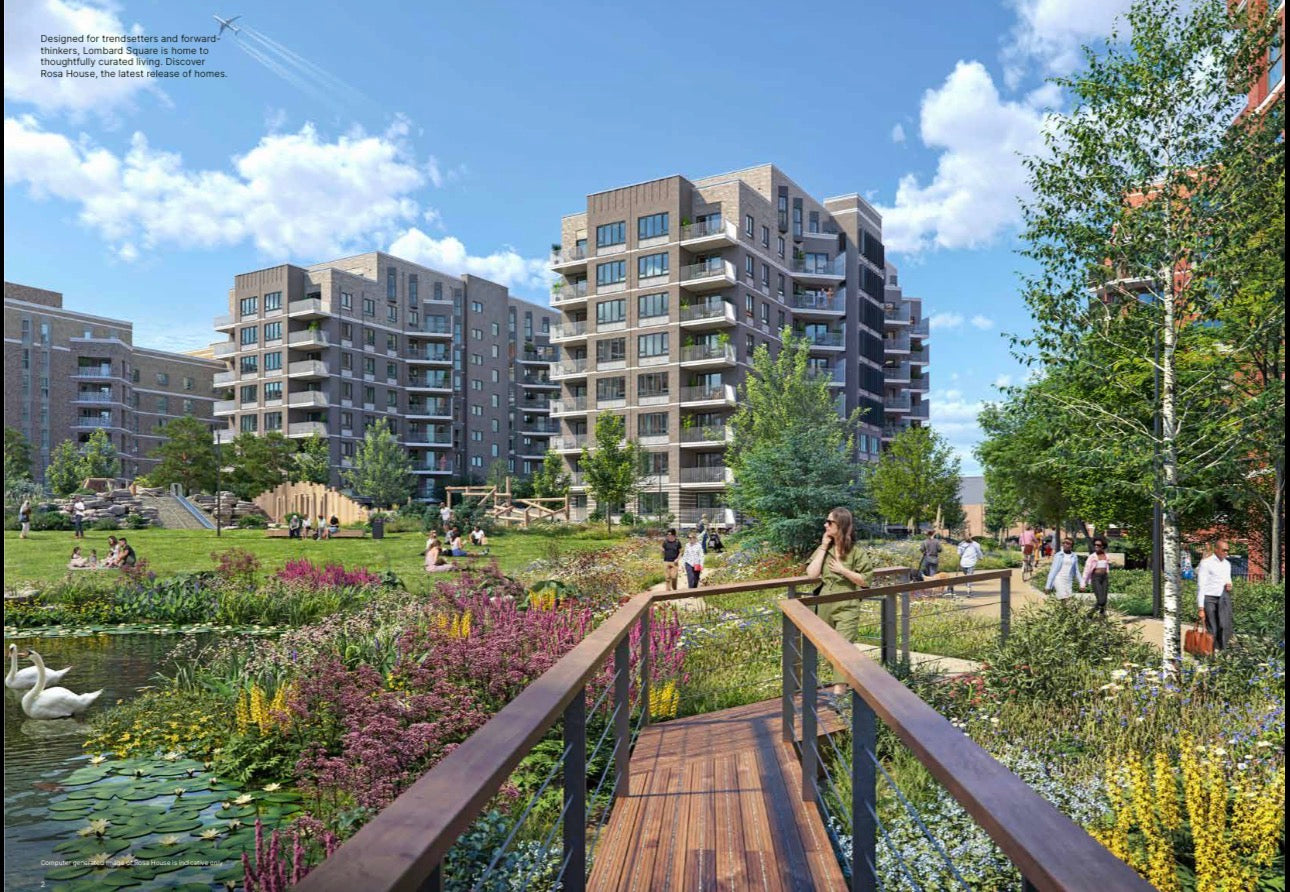 Lombard Square — Affordable Luxury 1-2-3 Bedroom Homes — Essential Amenities at Plumstead London—Royal Borough of Greenwich