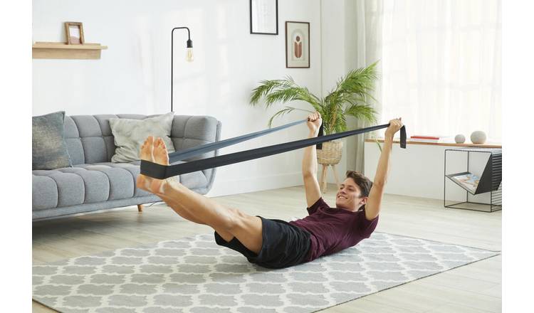 Decathlon Pilates Elastic Resistance Band - 4kg Black