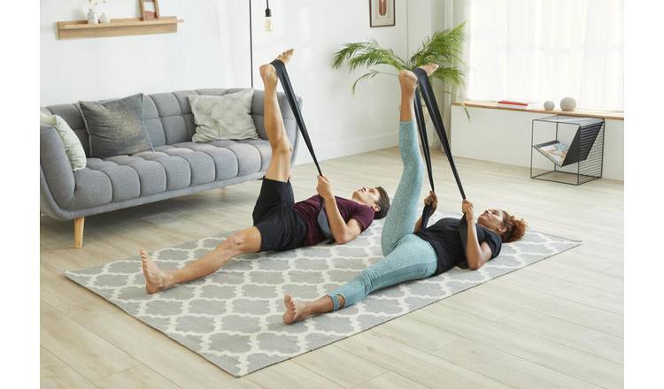 Decathlon Pilates Elastic Resistance Band - 4kg Black