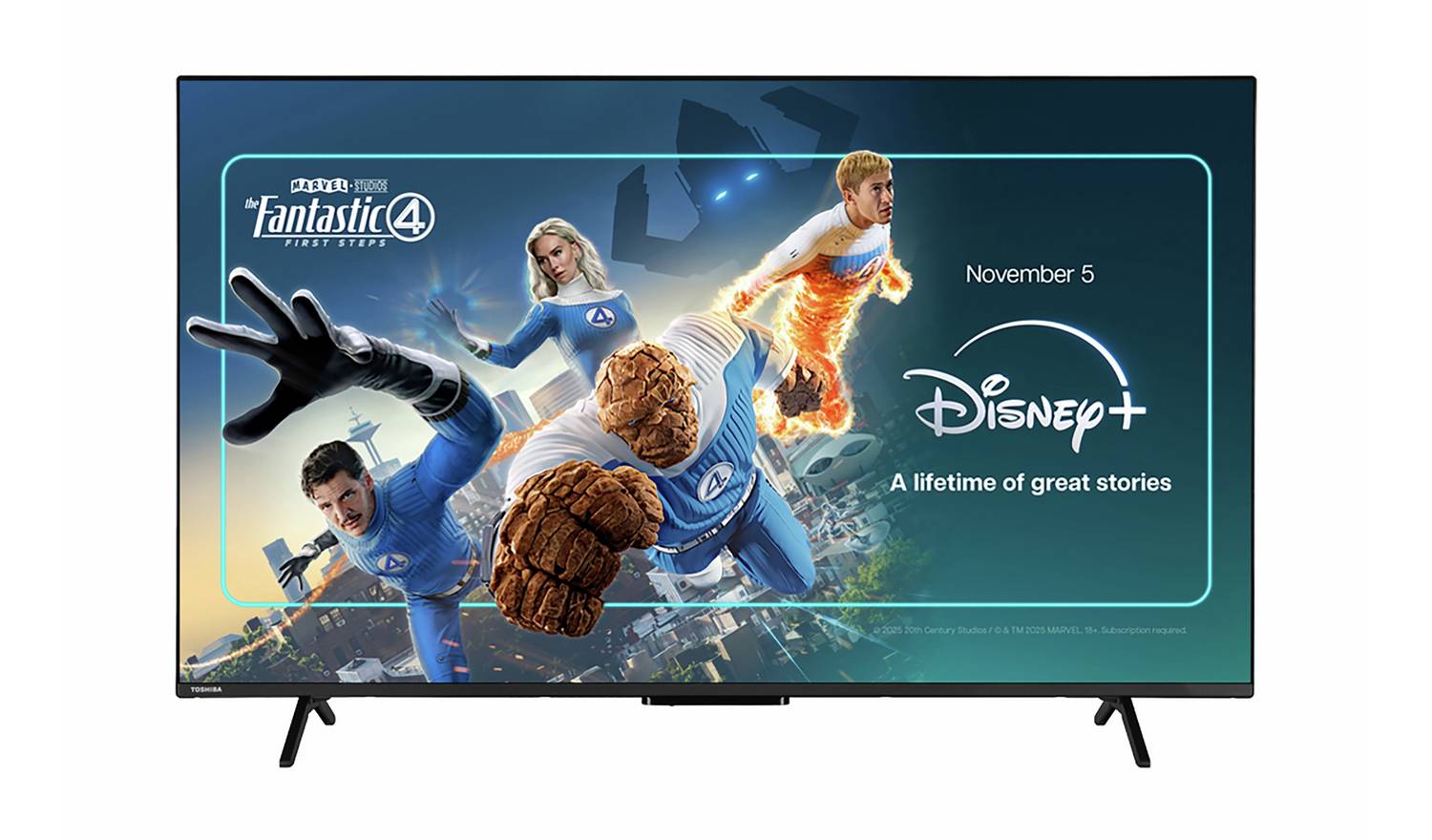 Toshiba 55 Inch 55UV2F53DB Smart 4K UHD HDR LCD Freely TV