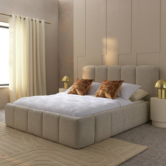 Habitat Malone Double End Lift Ottoman Bed - Cream