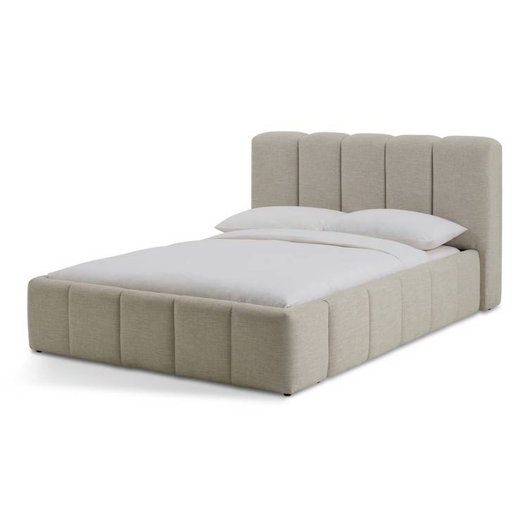 Habitat Malone Double End Lift Ottoman Bed - Cream