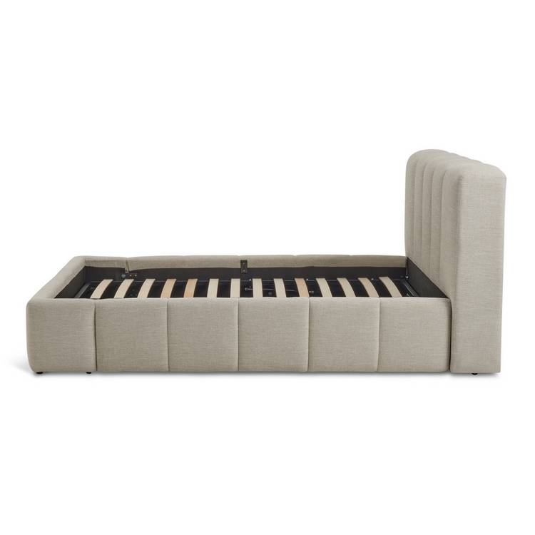 Habitat Malone Double End Lift Ottoman Bed - Cream