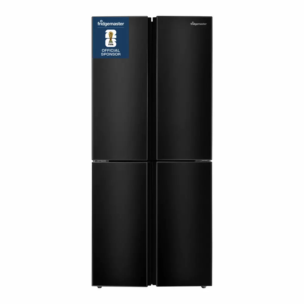 Fridgemaster MQ79394EB American Fridge Freezer - Black