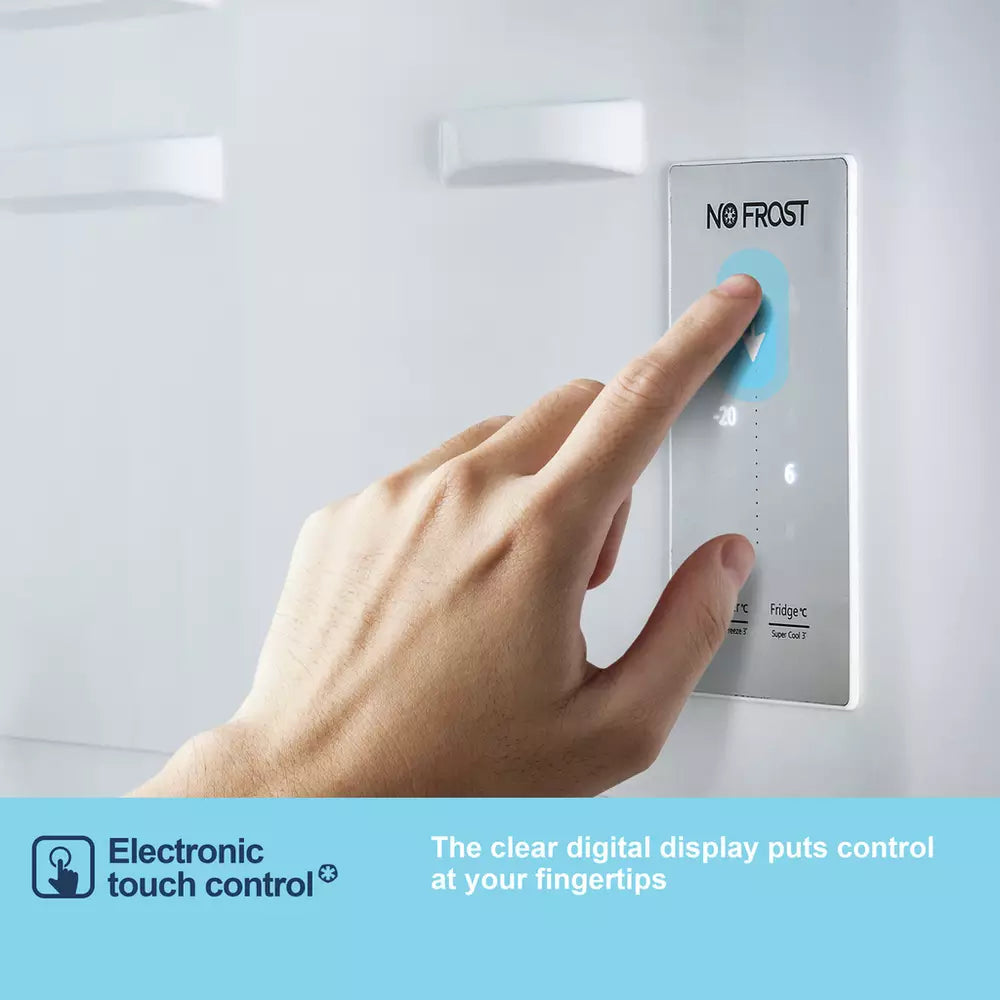 Fridgemaster MQ79394EB American Fridge Freezer - Black