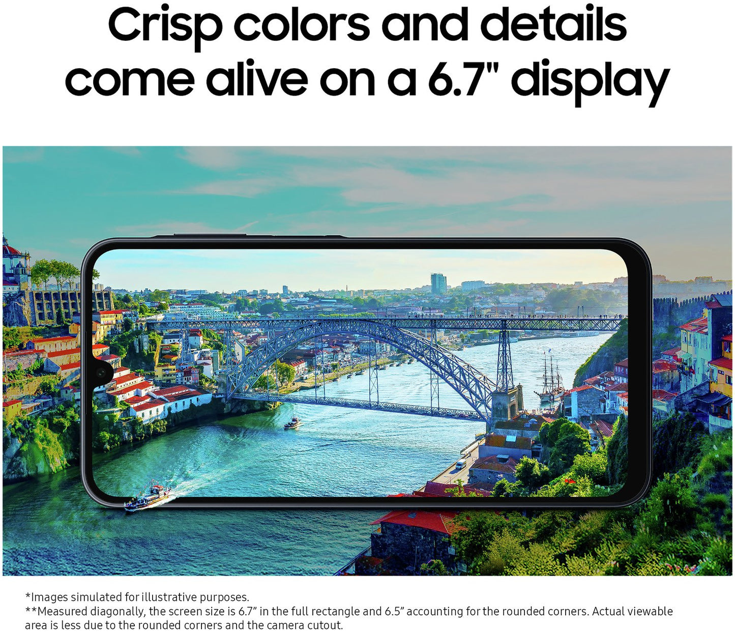 SIM Free Samsung Galaxy A16 4G 128GB Mobile Phone Blue Black