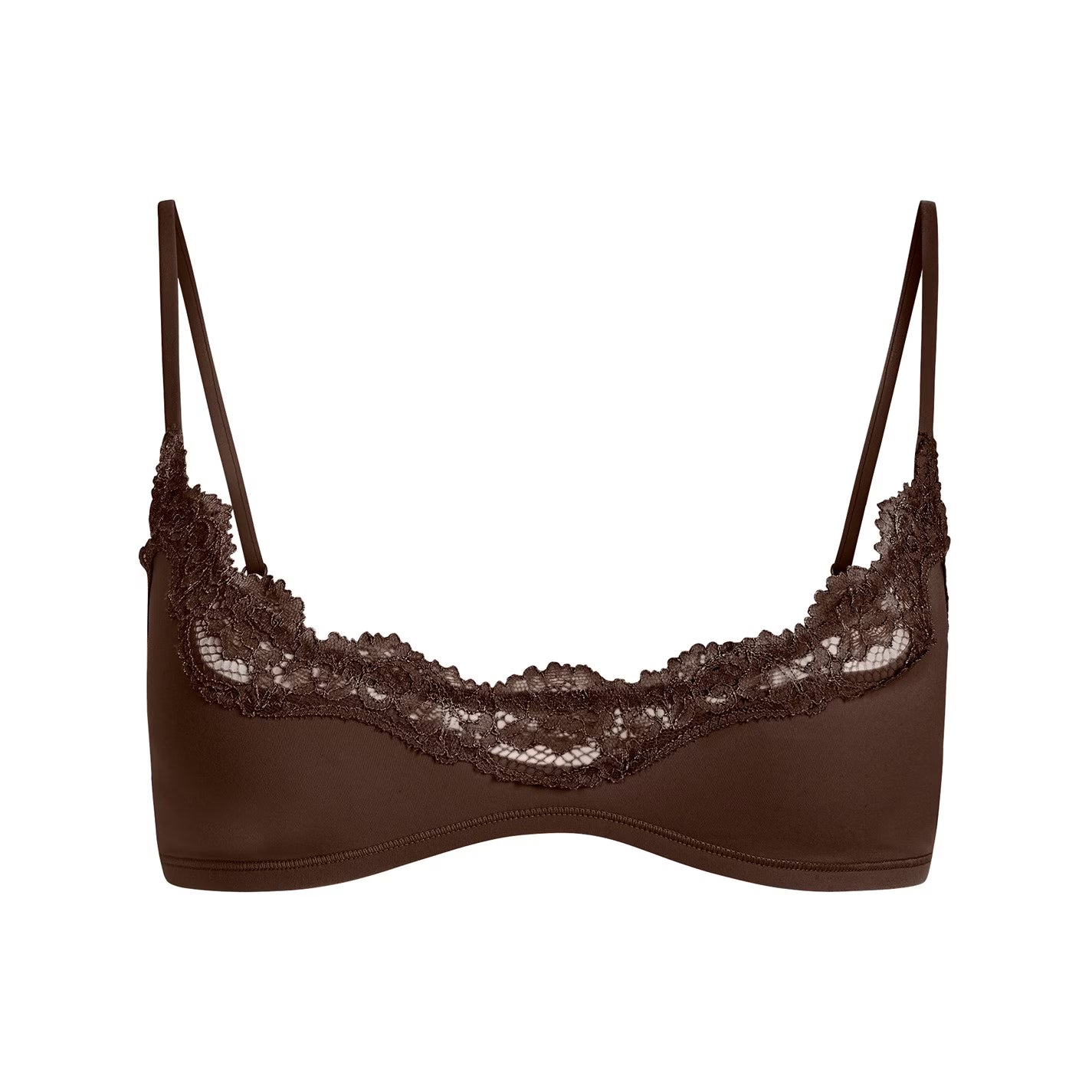 Womens Fits Everybody Lace Scoop Bralette