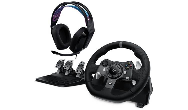 Logitech G920 Steering Wheel + G335 Headset Bundle Xbox & PC