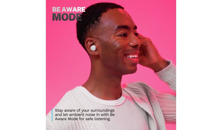 JLab GO Air Pop In-Ear True Wireless Earbuds - White