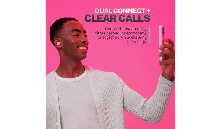 JLab GO Air Pop In-Ear True Wireless Earbuds - White