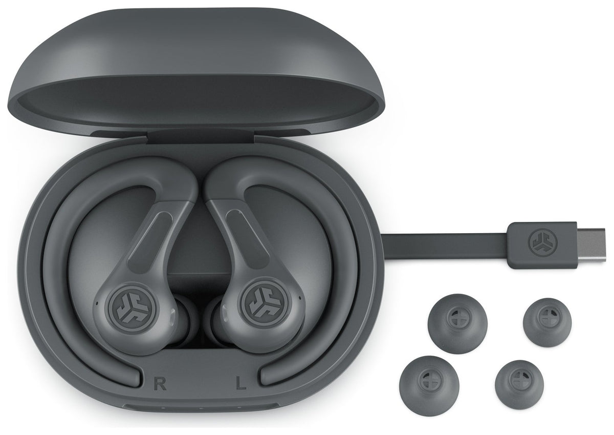 JLab JBuds Sport ANC 4 True Wireless Earbuds - Graphite