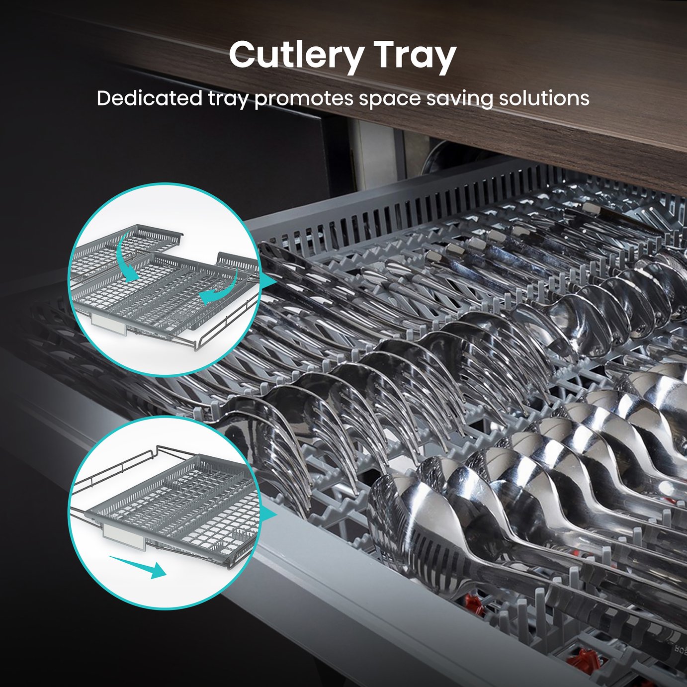 Hisense HV643D90UK Full Size Integrated Dishwasher