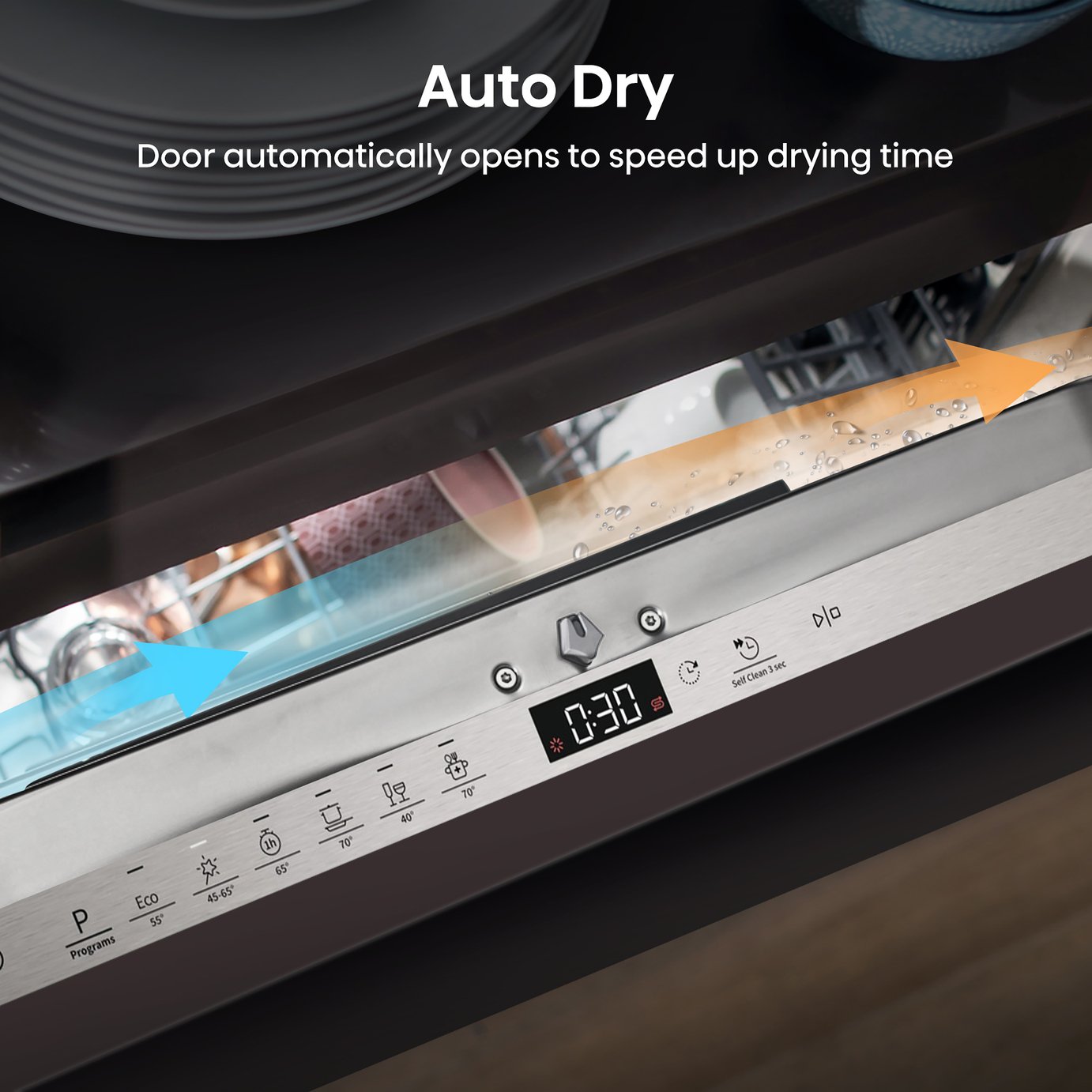 Hisense HV643D90UK Full Size Integrated Dishwasher