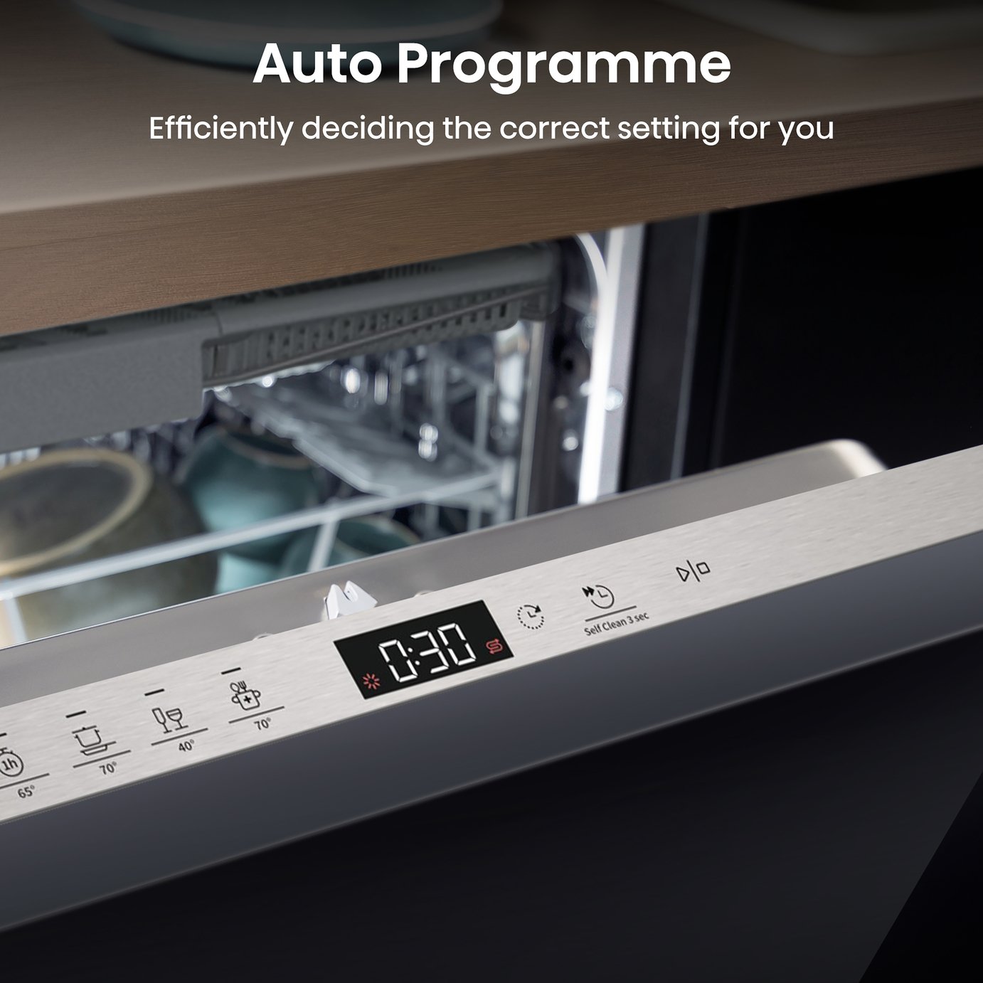 Hisense HV643D90UK Full Size Integrated Dishwasher