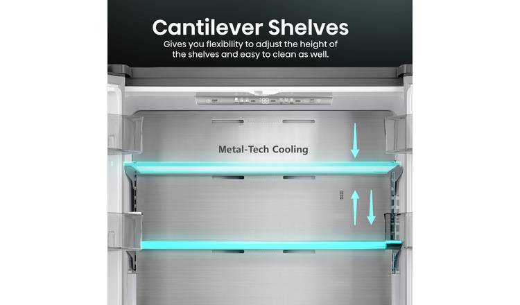 Hisense RQ758N4SASE American Fridge Freezer - Silver