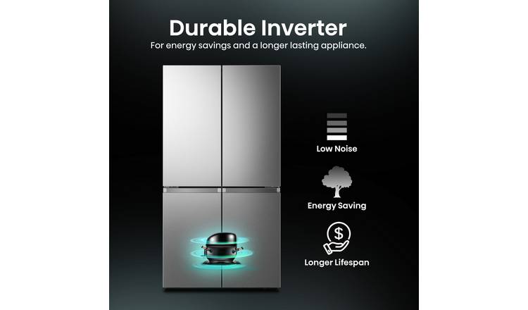 Hisense RQ758N4SASE American Fridge Freezer - Silver