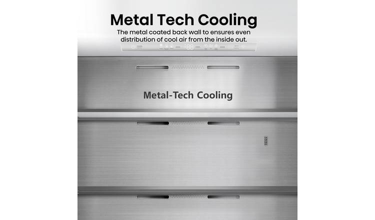Hisense RQ758N4SASE American Fridge Freezer - Silver