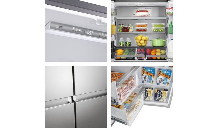 Hisense RQ758N4SASE American Fridge Freezer - Silver