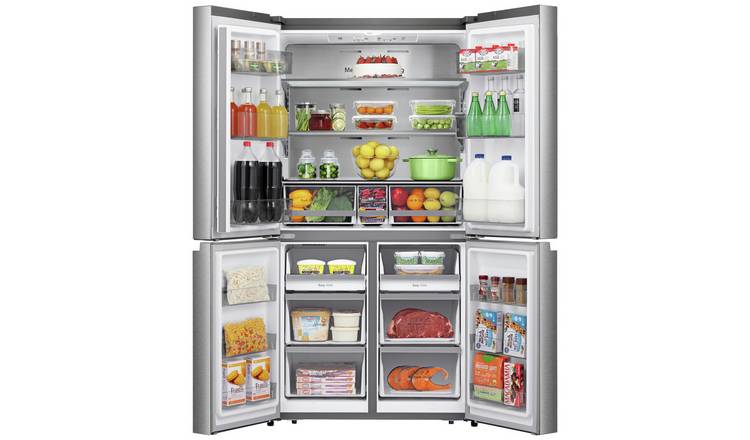 Hisense RQ758N4SASE American Fridge Freezer - Silver