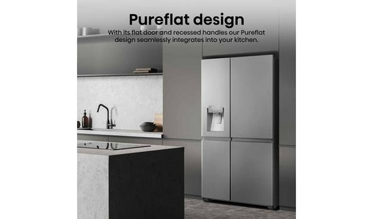Hisense RS818N4TIE American Fridge Freezer - S/Steel