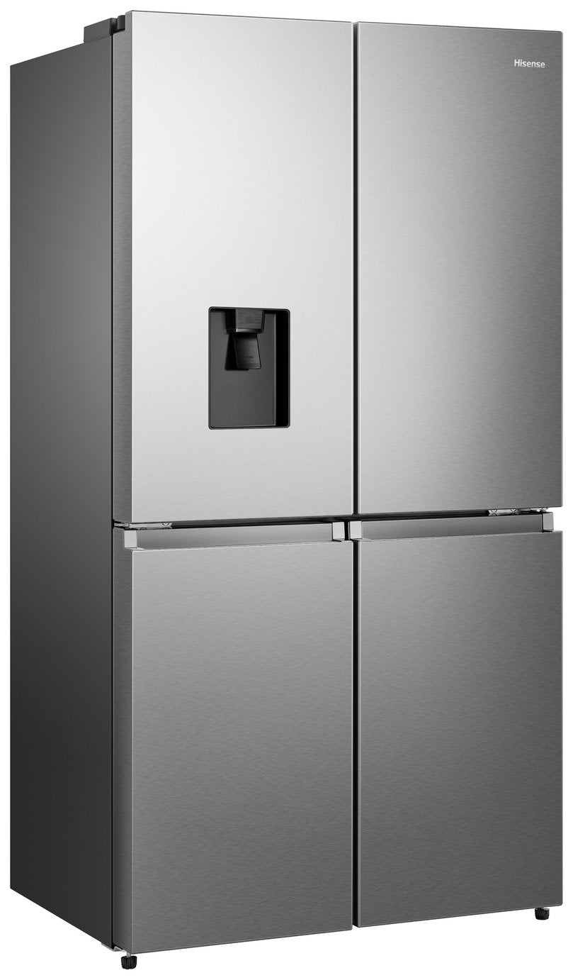 Hisense RQ758N4SWSE American Fridge Freezer-Stainless Steel