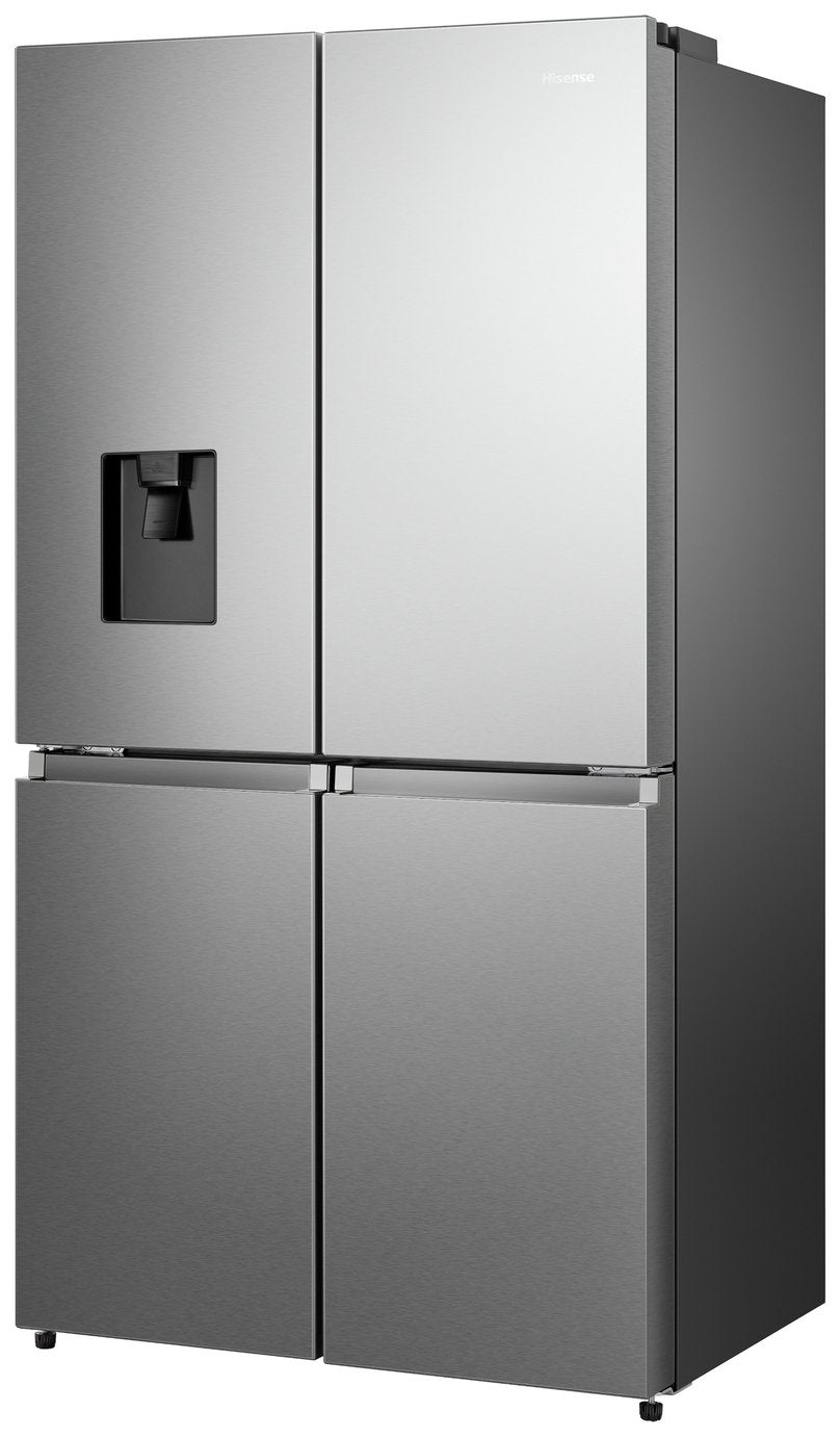 Hisense RQ758N4SWSE American Fridge Freezer-Stainless Steel