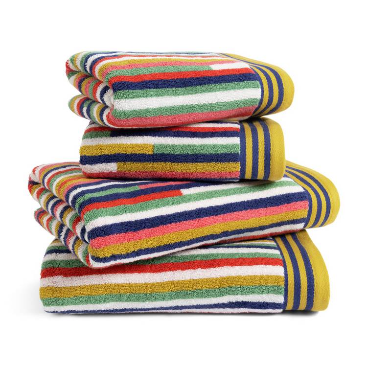 Habitat 60 Klee Stripe Towel Bale by Margo Selby - Multi