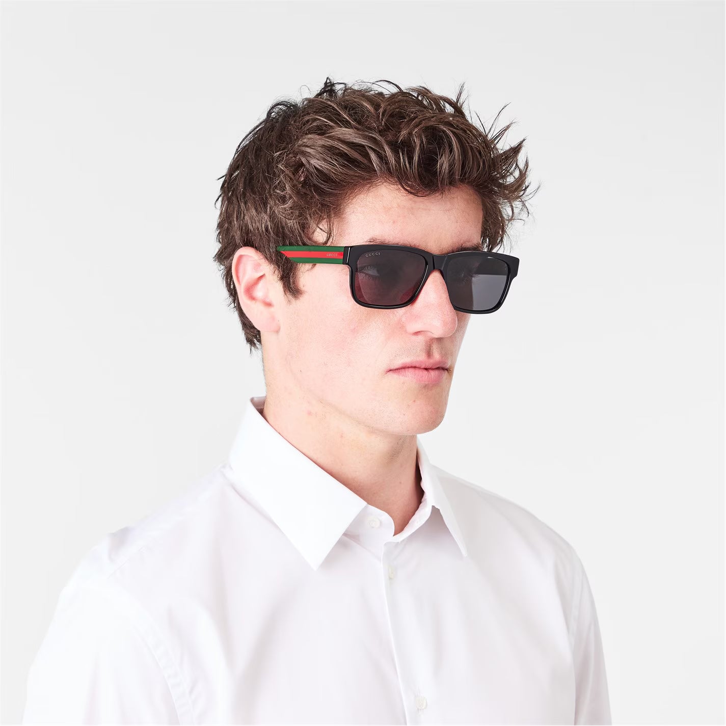 Men's Web Logo Sunglasses