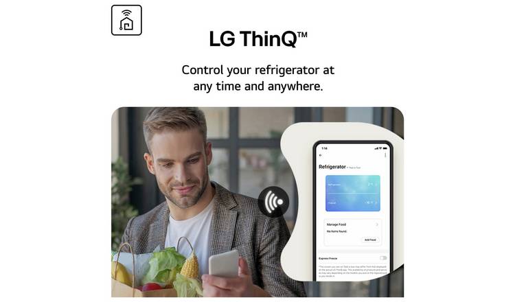 LG GSGV80PYLL American Fridge Freezer - Silver