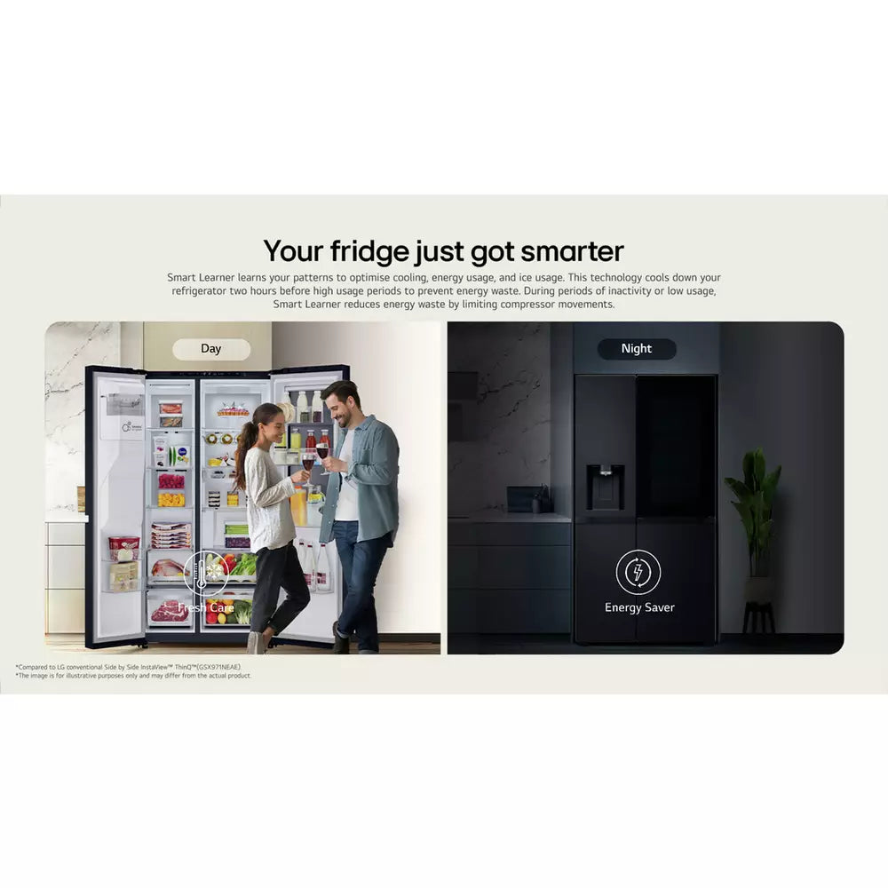 LG GSXE91EVAD American Fridge Freezer - Black