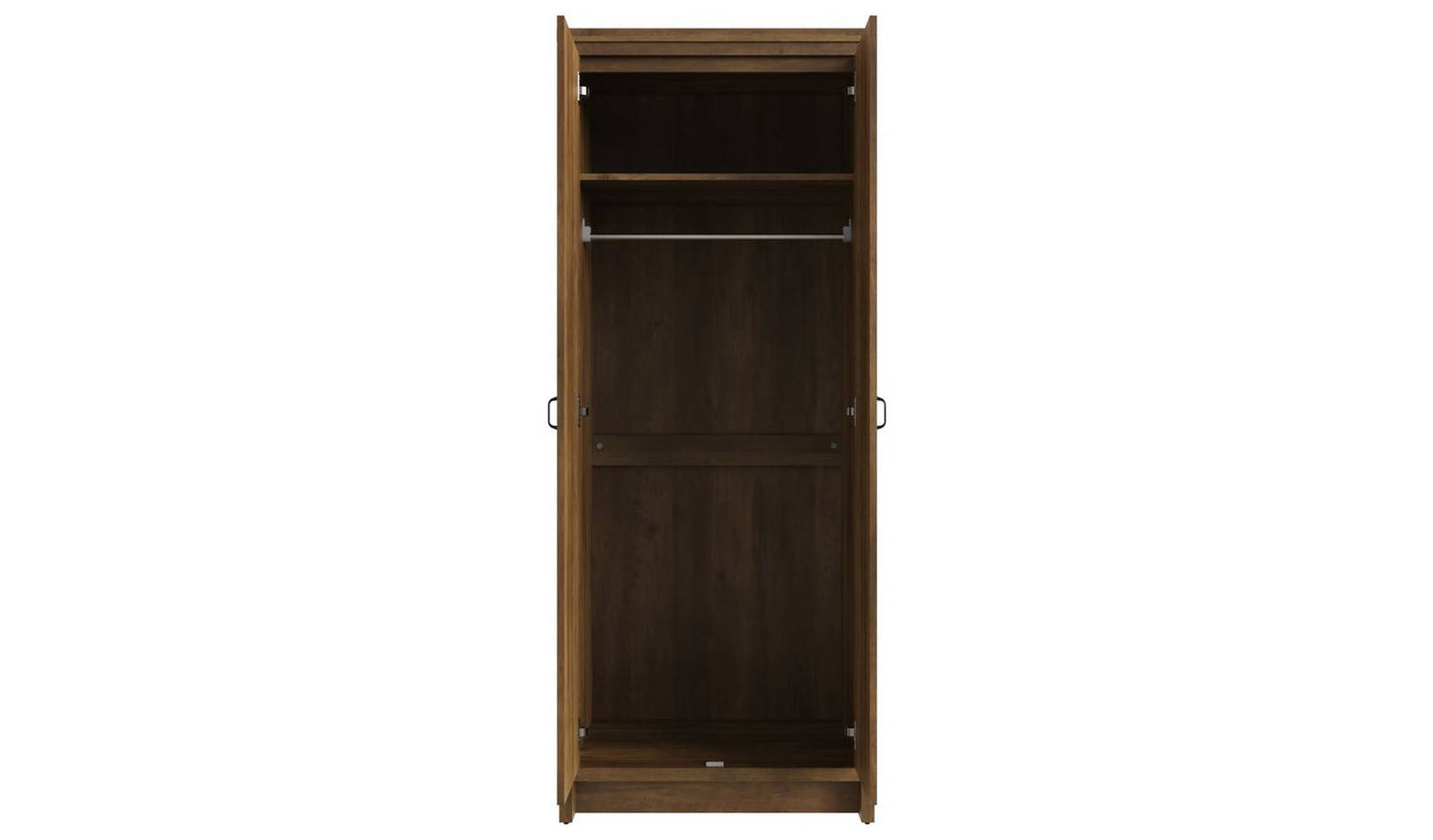 GFW Boston 2 Door Wardrobe - Knotty Oak