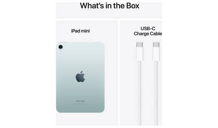 Apple iPad mini 2024 8.3 Inch Wi-Fi 512GB - Blue