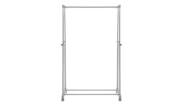 Argos Home Double Clothes Rail - Grey