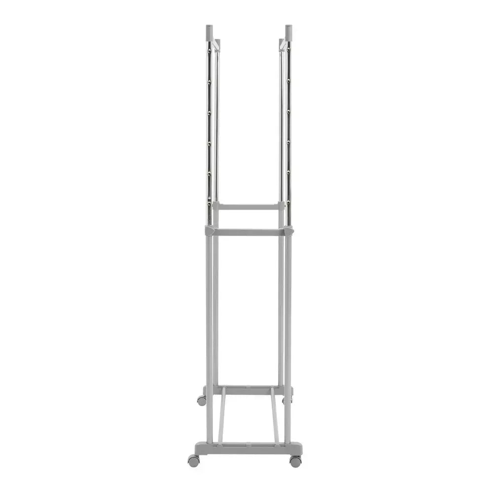 Argos Home Double Clothes Rail - Grey