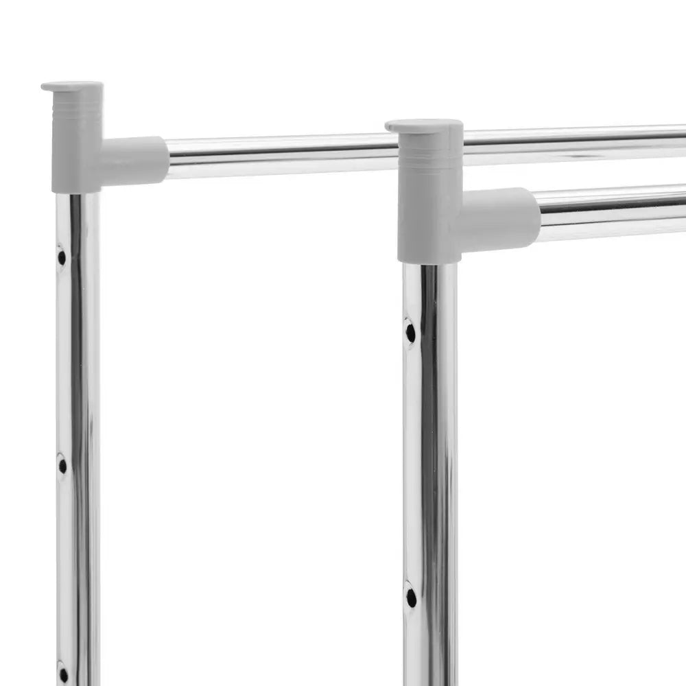 Argos Home Double Clothes Rail - Grey