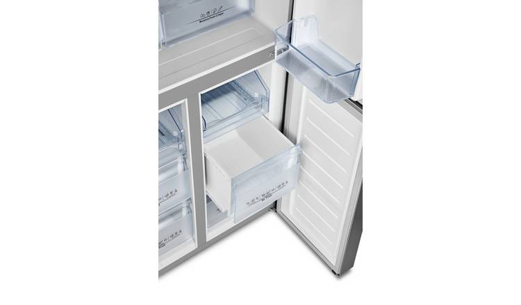 Hisense RQ560N4WCF PureFlat American Fridge Freezer - Silver