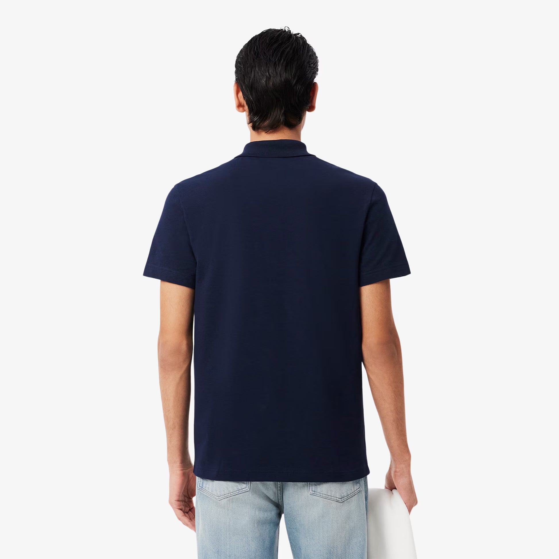 Regular Fit Cotton Blend Polo Shirt