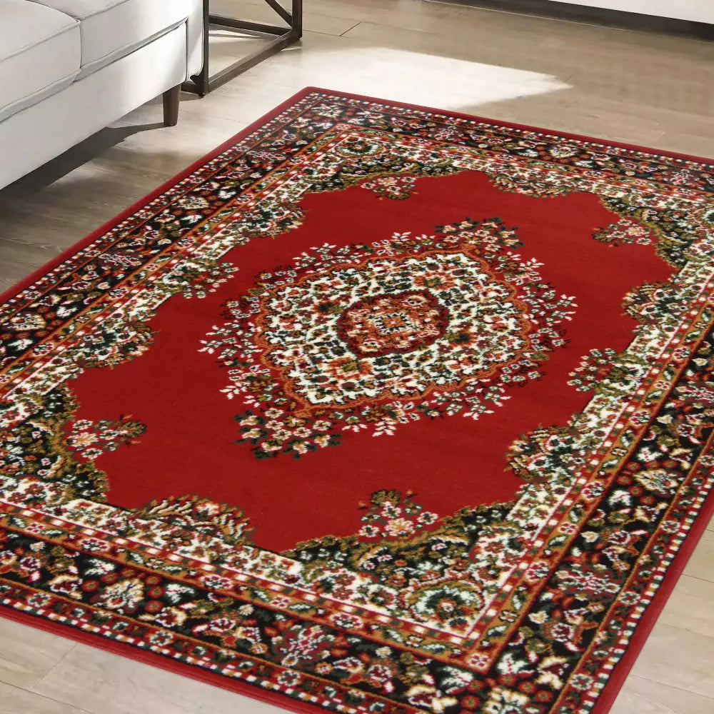 Homemaker Bukhura Traditional Rug - 160x230cm - Red