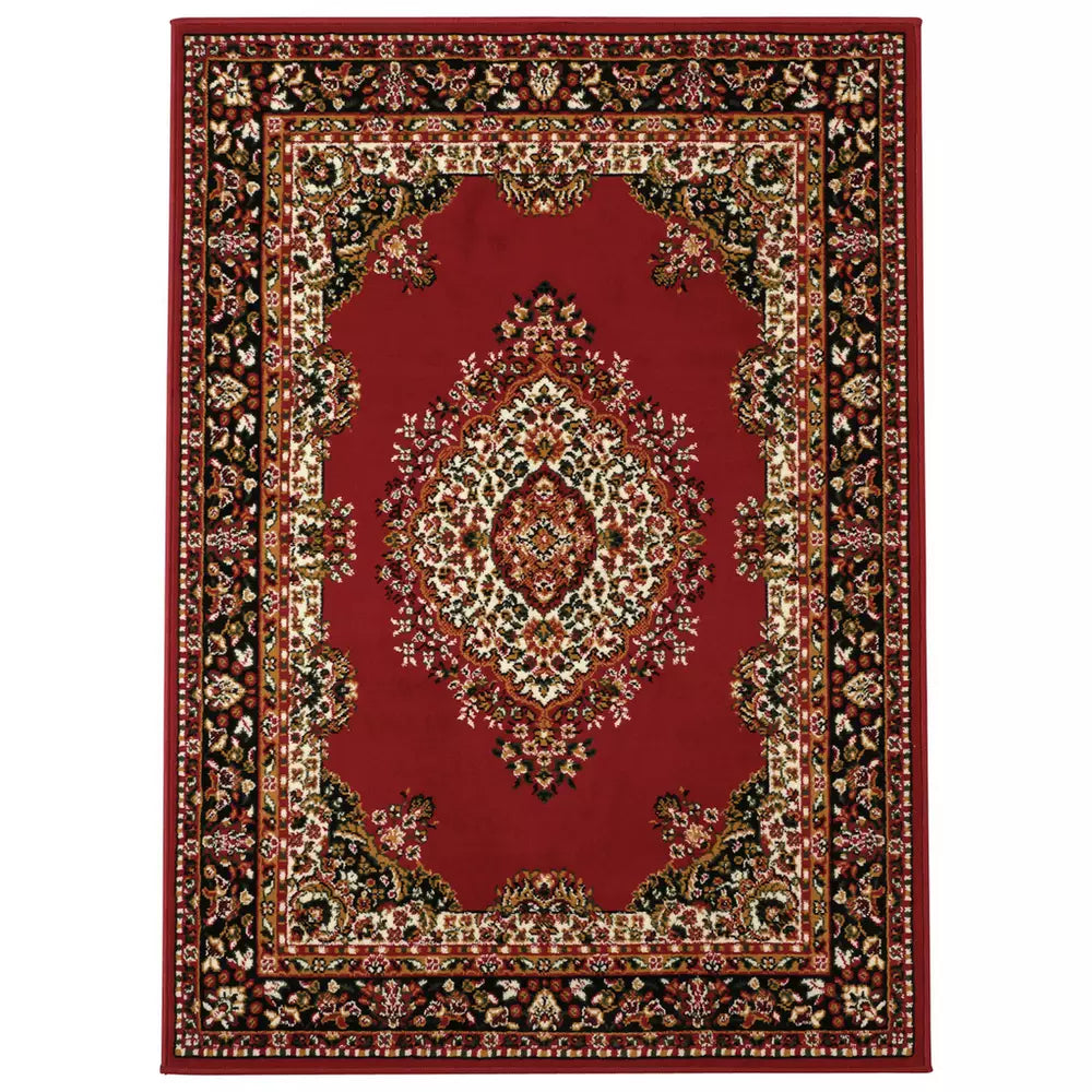 Homemaker Bukhura Traditional Rug - 160x230cm - Red