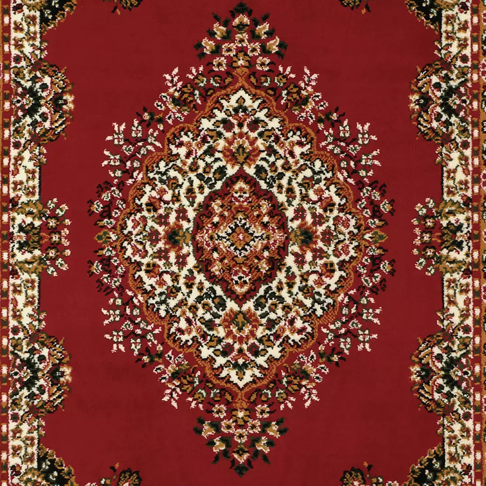 Homemaker Bukhura Traditional Rug - 160x230cm - Red