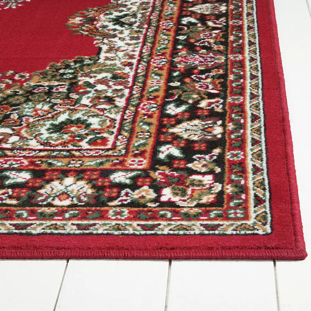 Homemaker Bukhura Traditional Rug - 160x230cm - Red